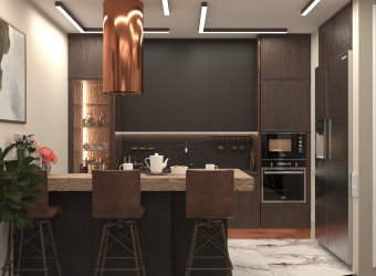 Modern 40m2 apartment