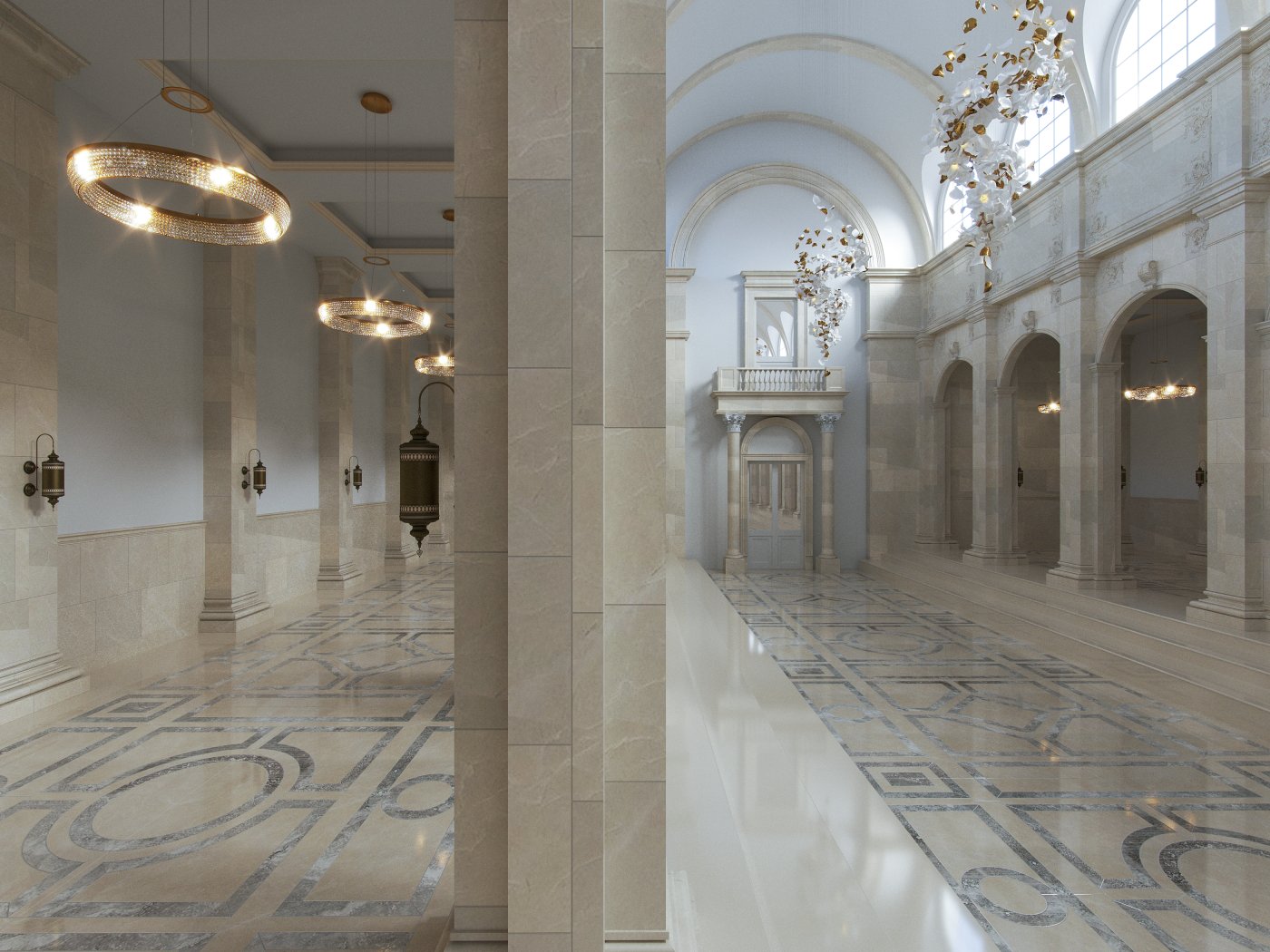 Classic Palace Corridor