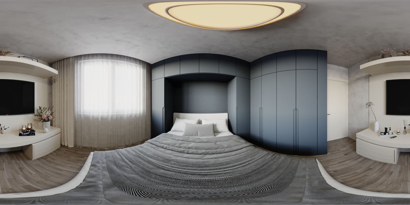 Navy Blue Bedroom v1