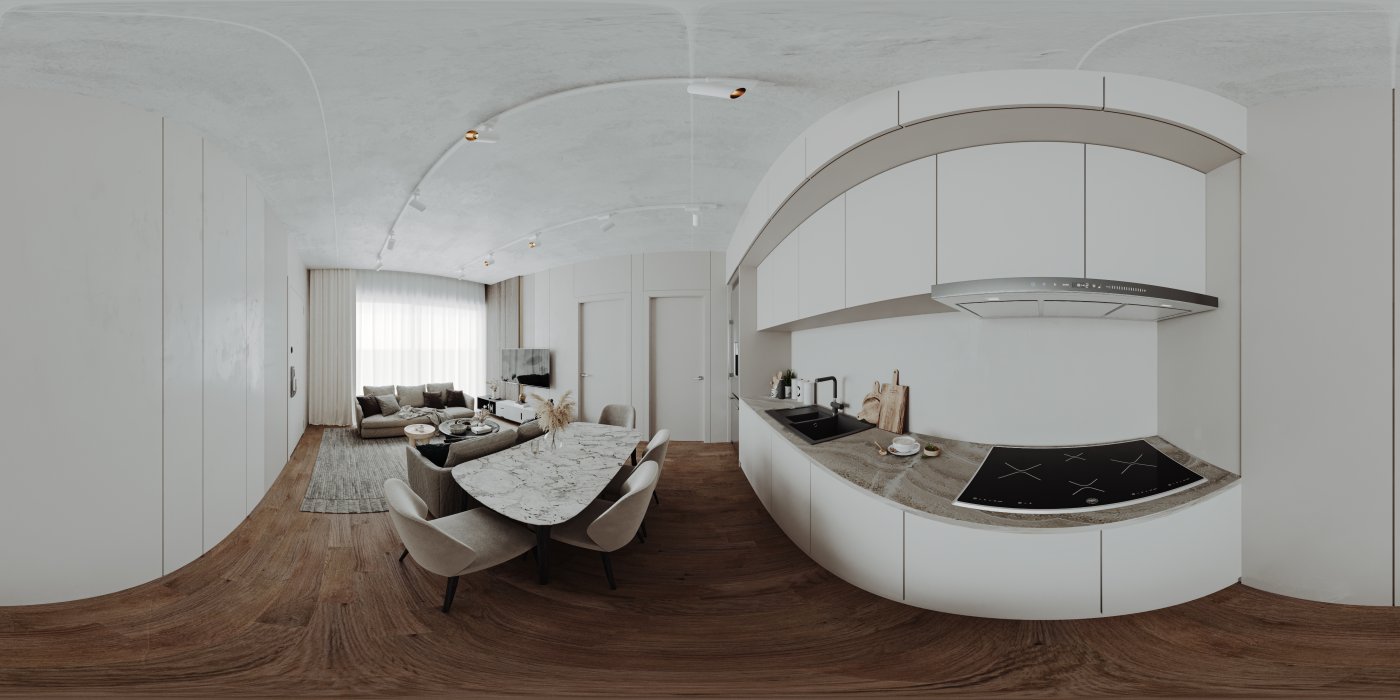 Living room + Kitchen