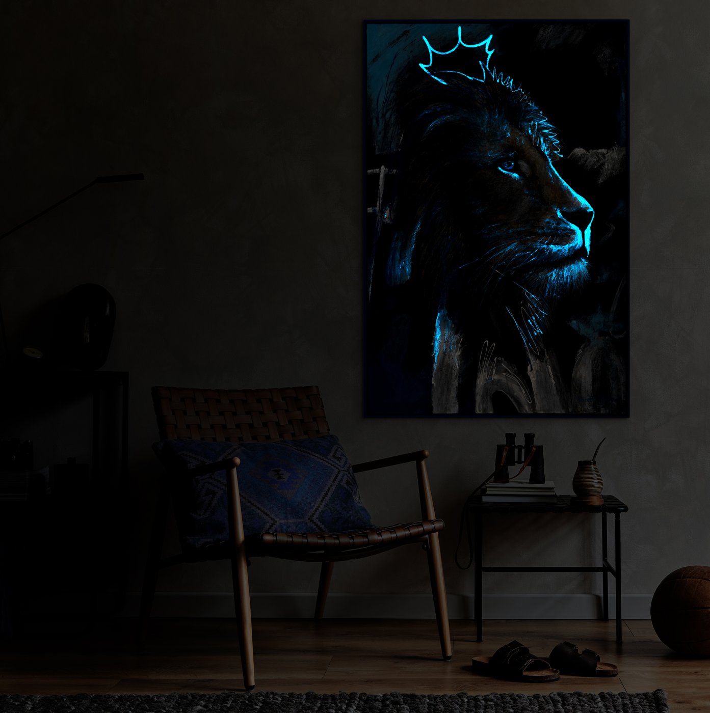 Glow in the dark painting