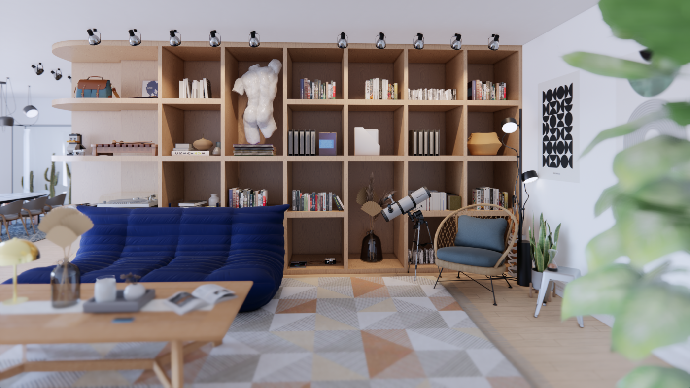 Reading / Library room