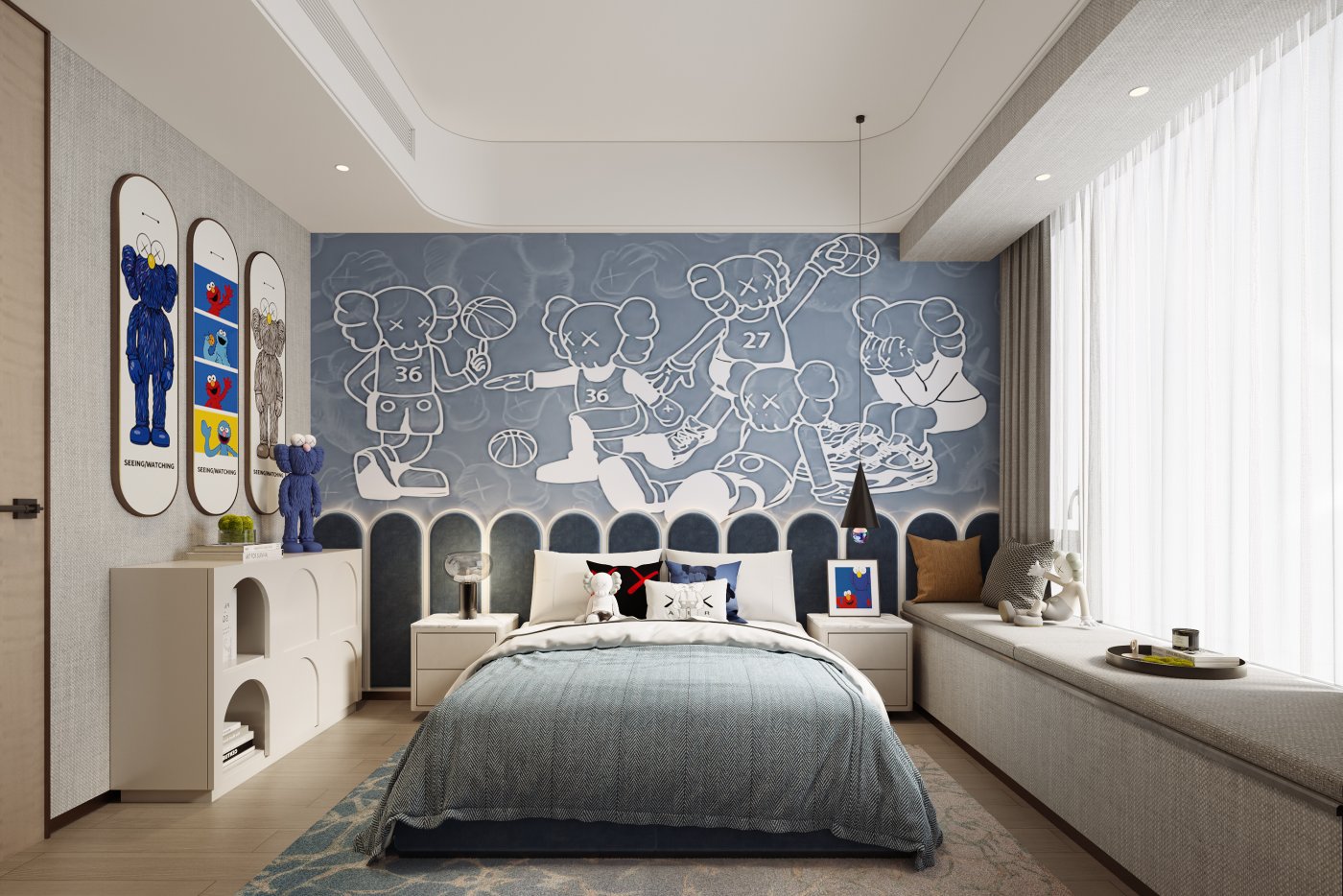 Modern young style model room