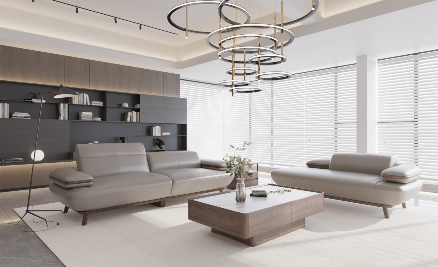 modern interior living scene