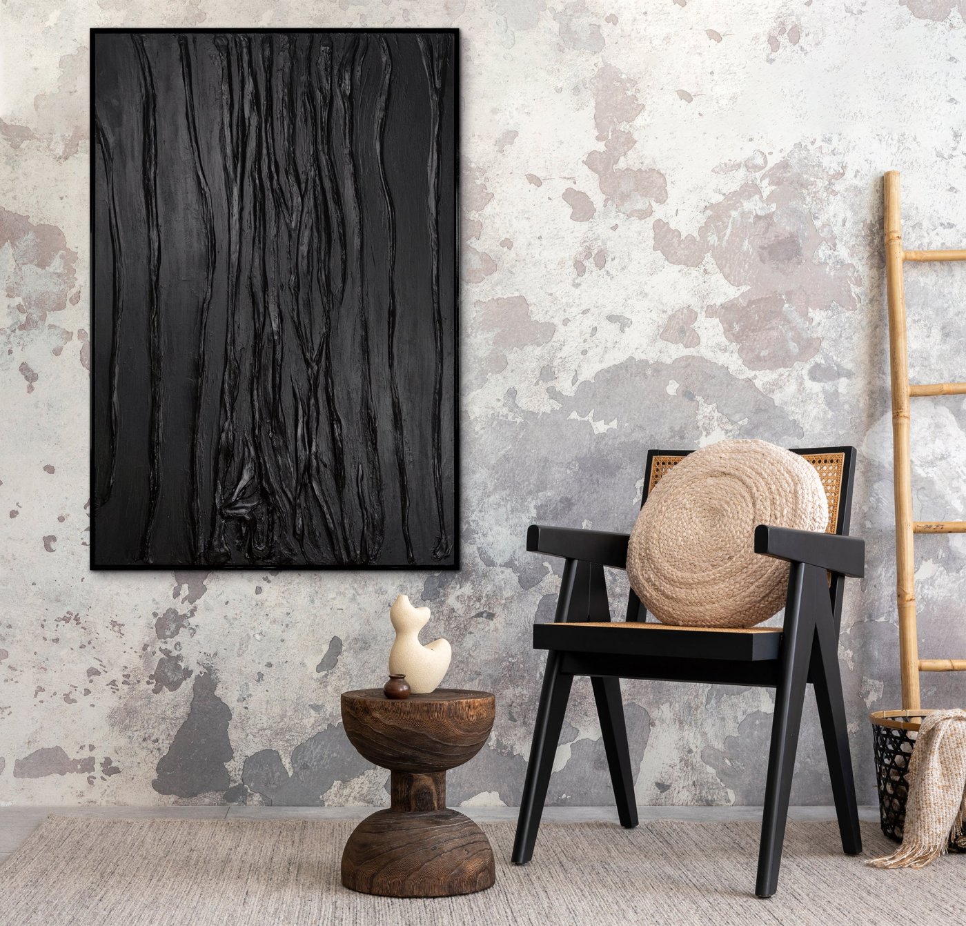 Textured Paintings in Interior Design: Adding Depth and Dimension