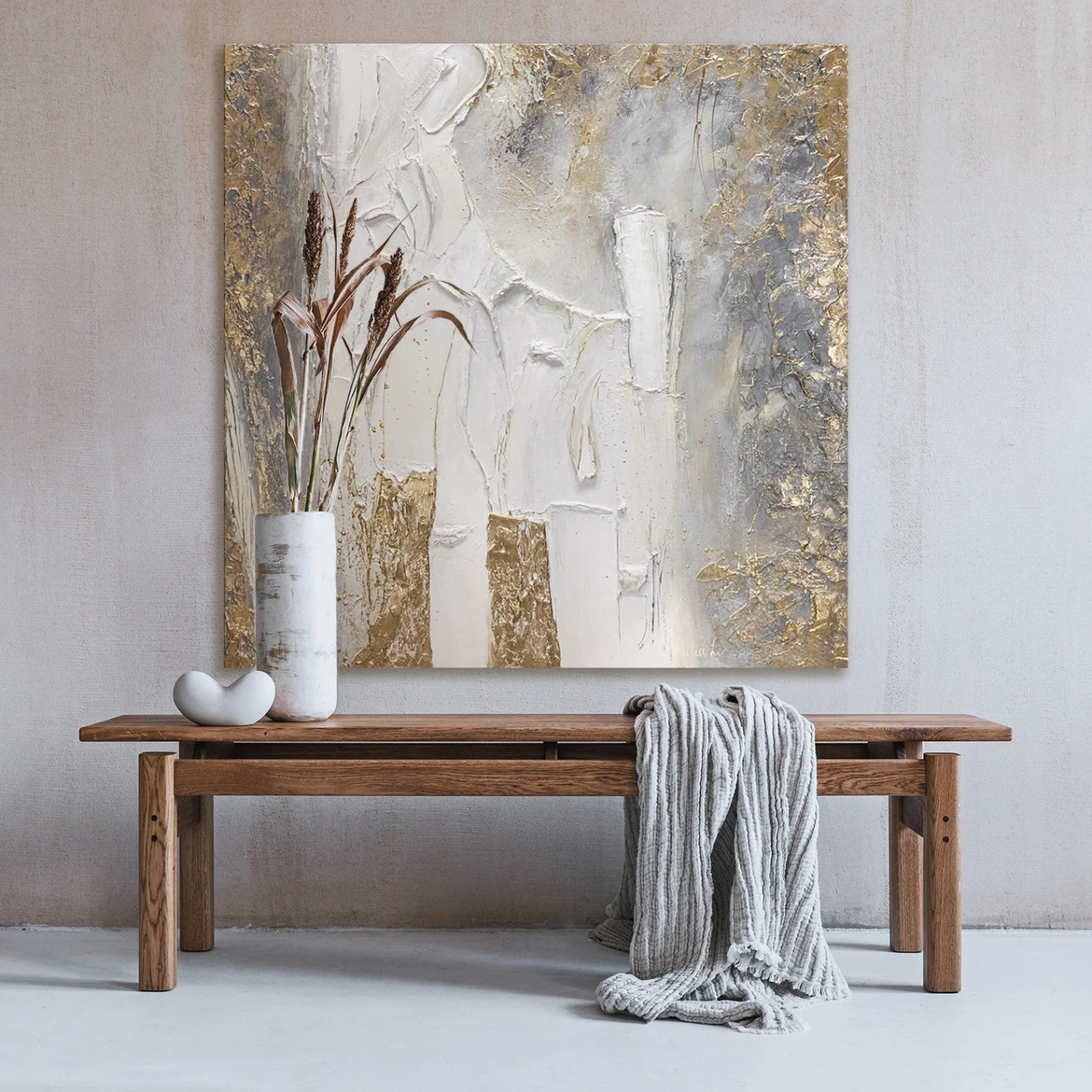 Textured Paintings in Interior Design: Adding Depth and Dimension