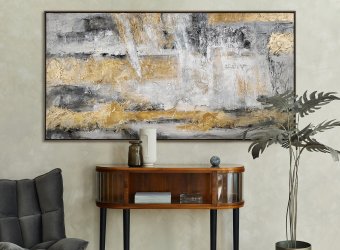 How to Combine Abstract Paintings with Other Decor Elements