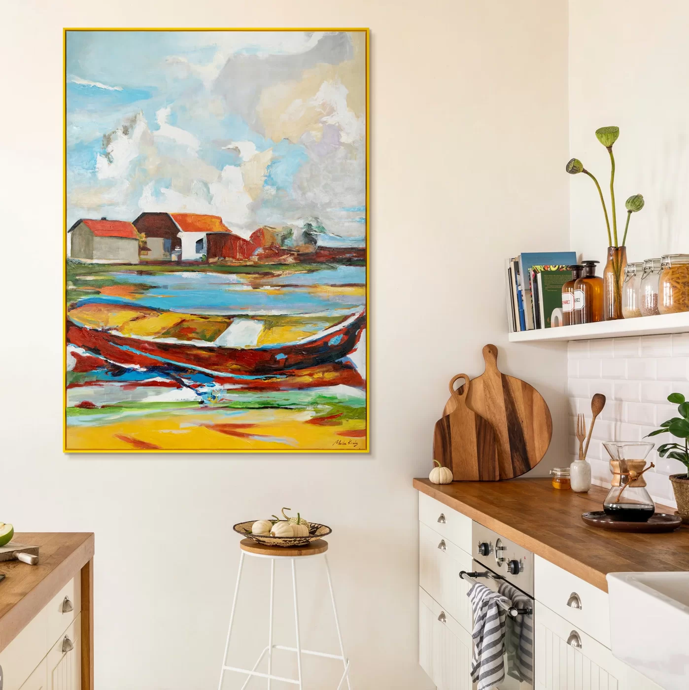 How to choose the right abstract art for your home: a style and space guide