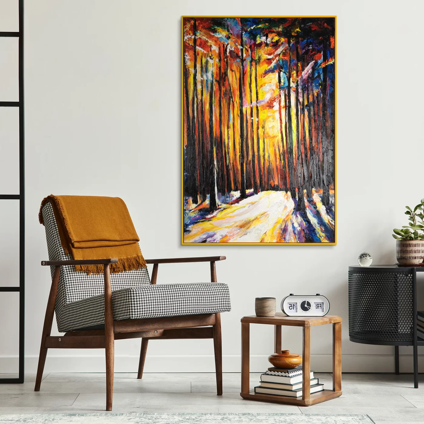 How to choose the right abstract art for your home: a style and space guide