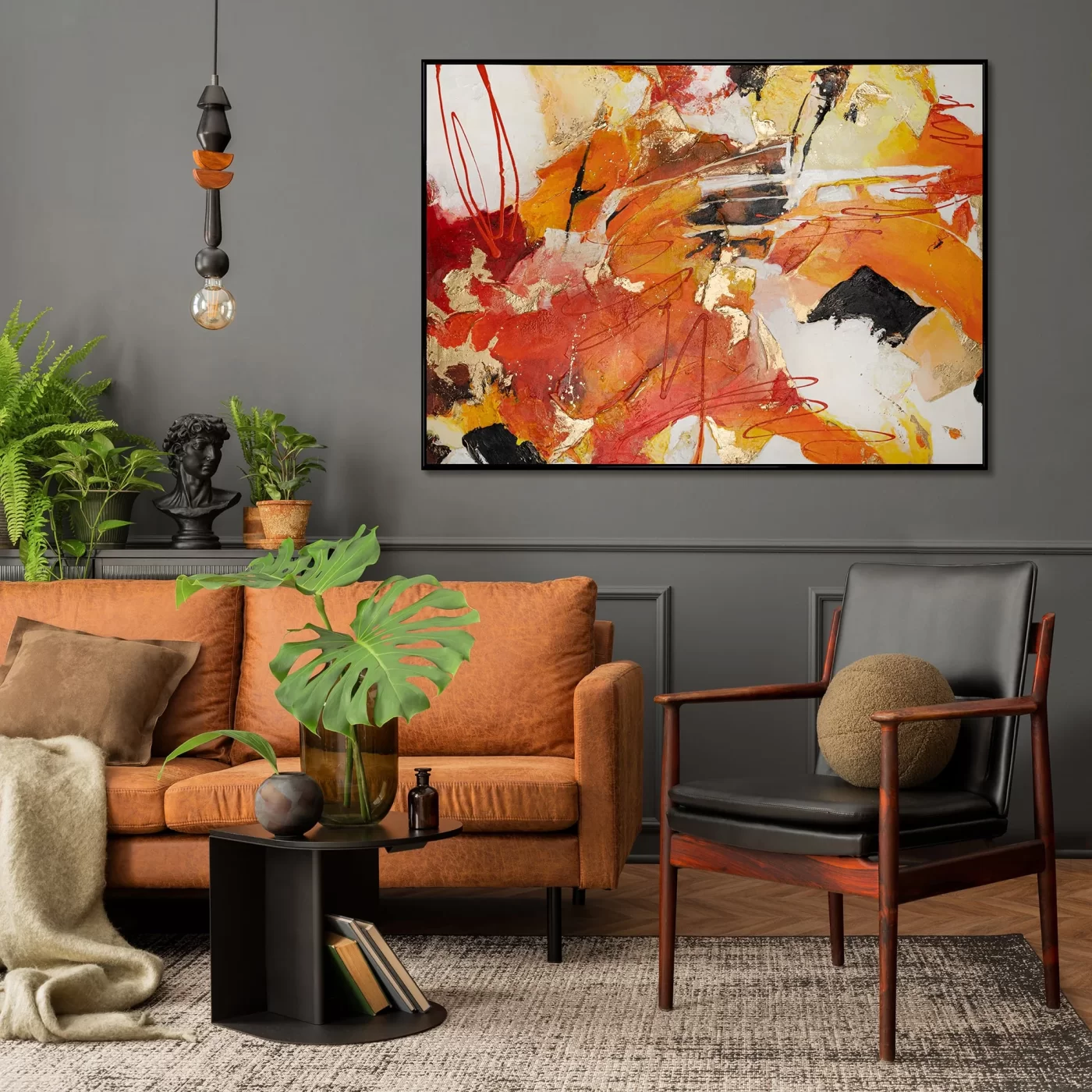 The Psychological Impact of Colors in Abstract Art: Enhancing Your Interior's Mood