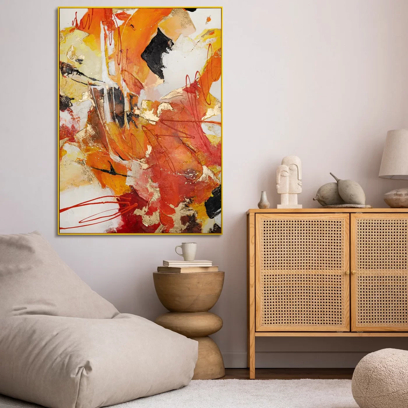 Creating Visual Impact: How Large Abstract Wall Art Can Transform Small Spaces