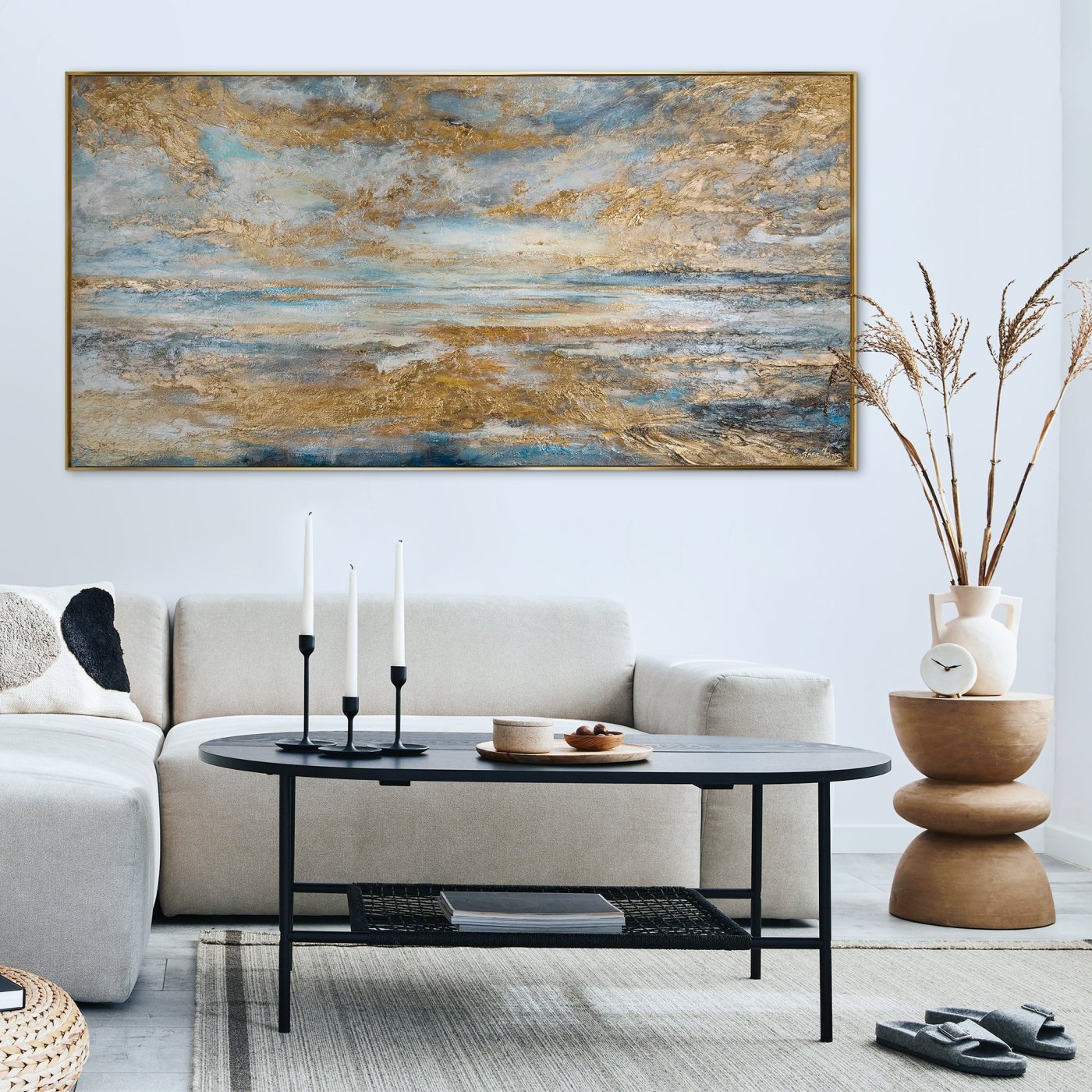 The Art of Color Blocking in Interiors: Using Abstract Art to Define Spaces