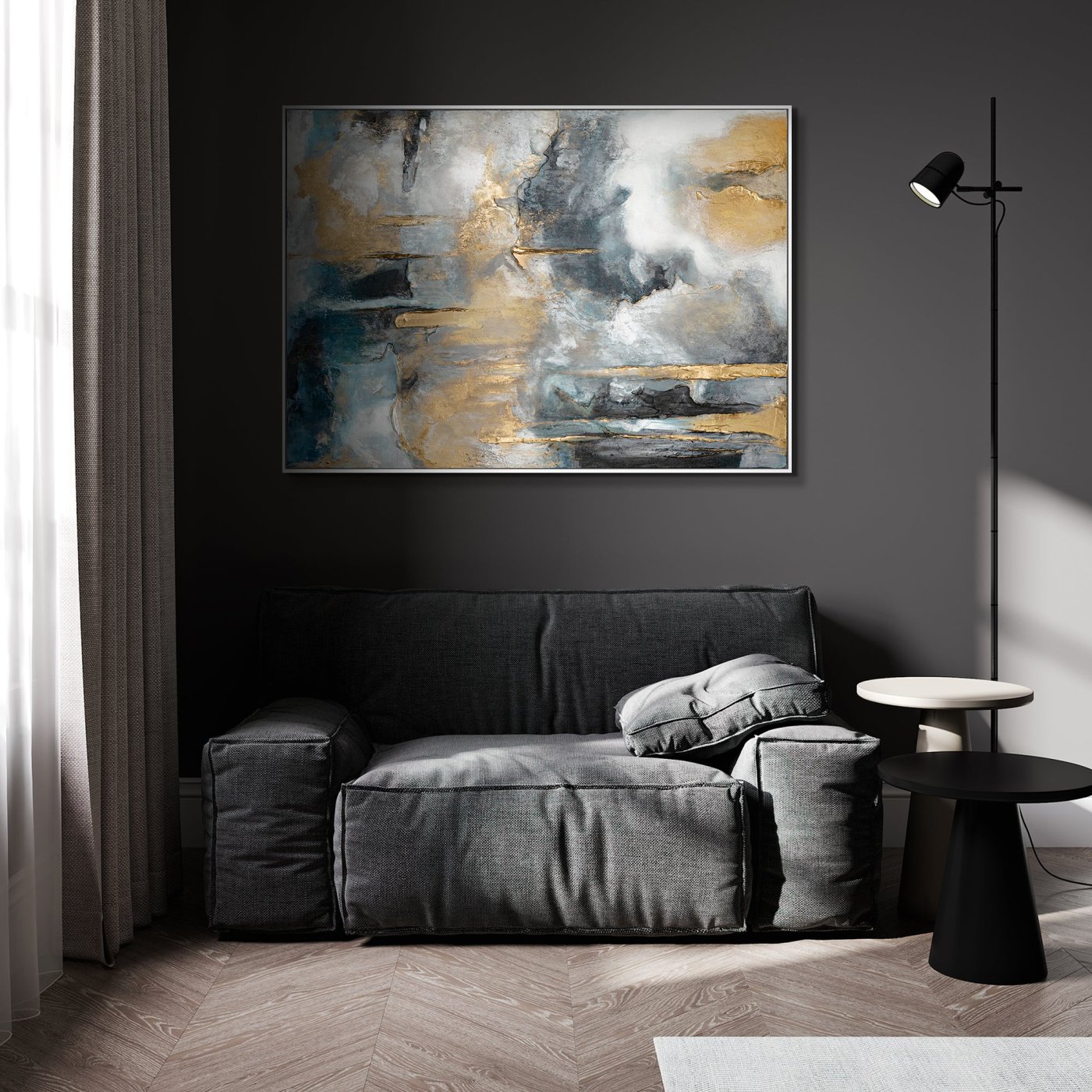 The influence of abstract art on modern minimalist interiors