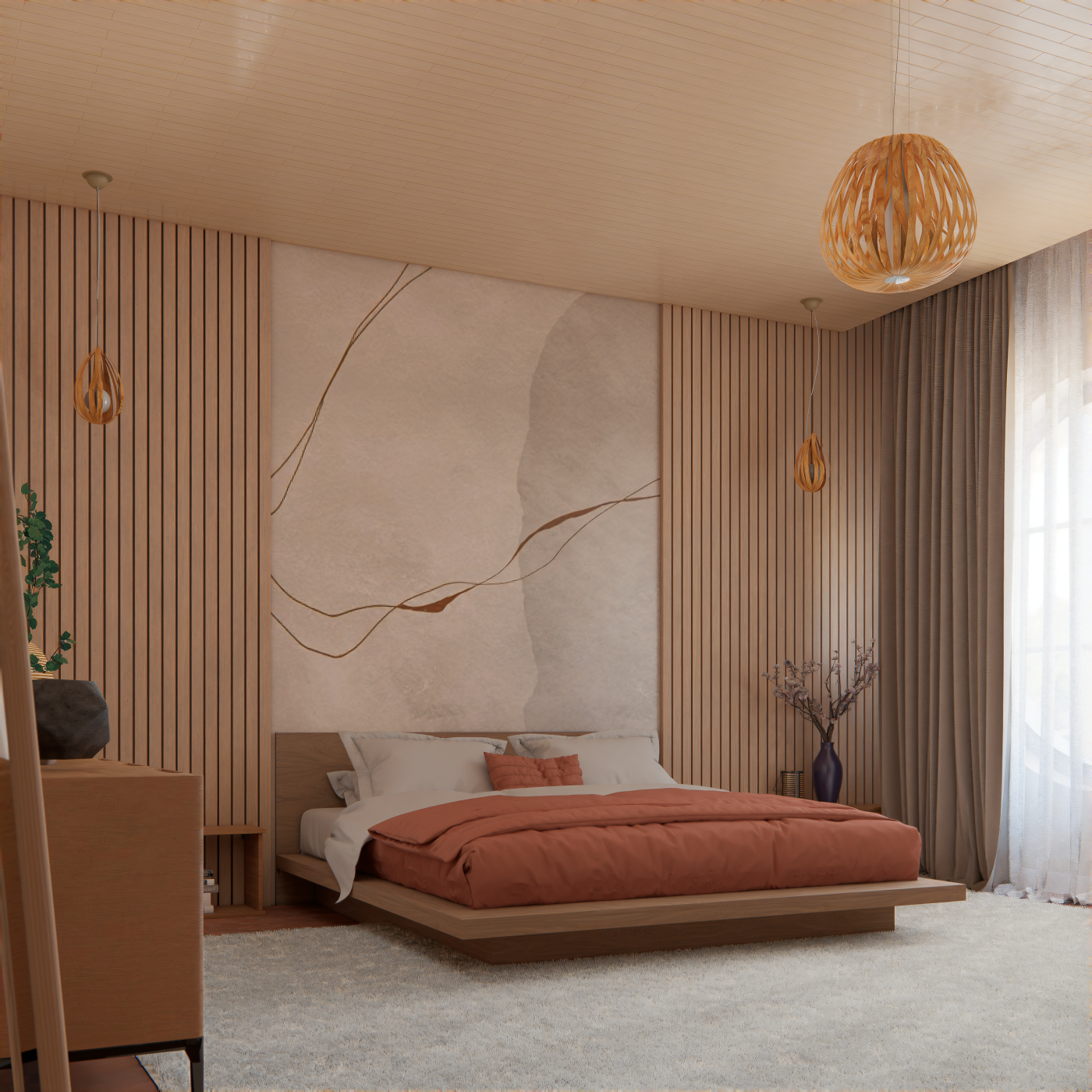 Interior render - Warm