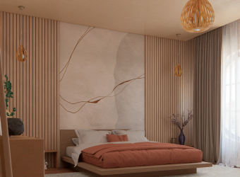 Interior render - Warm