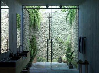 Interior render - Light and nature