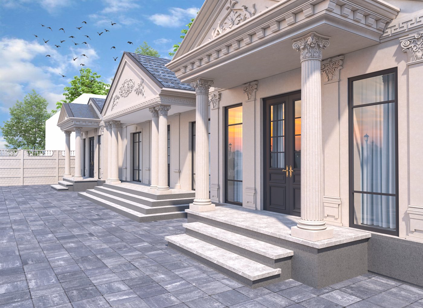 Neoclassical house