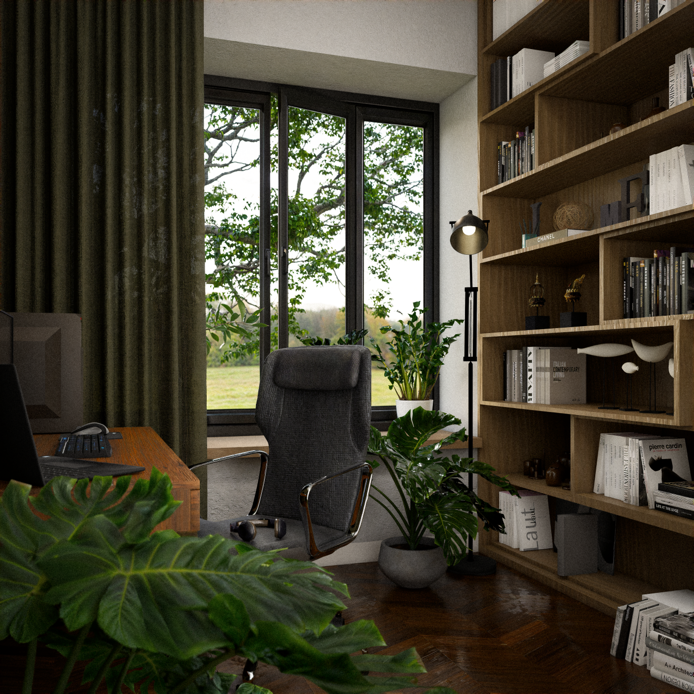 Interior render - Workspace