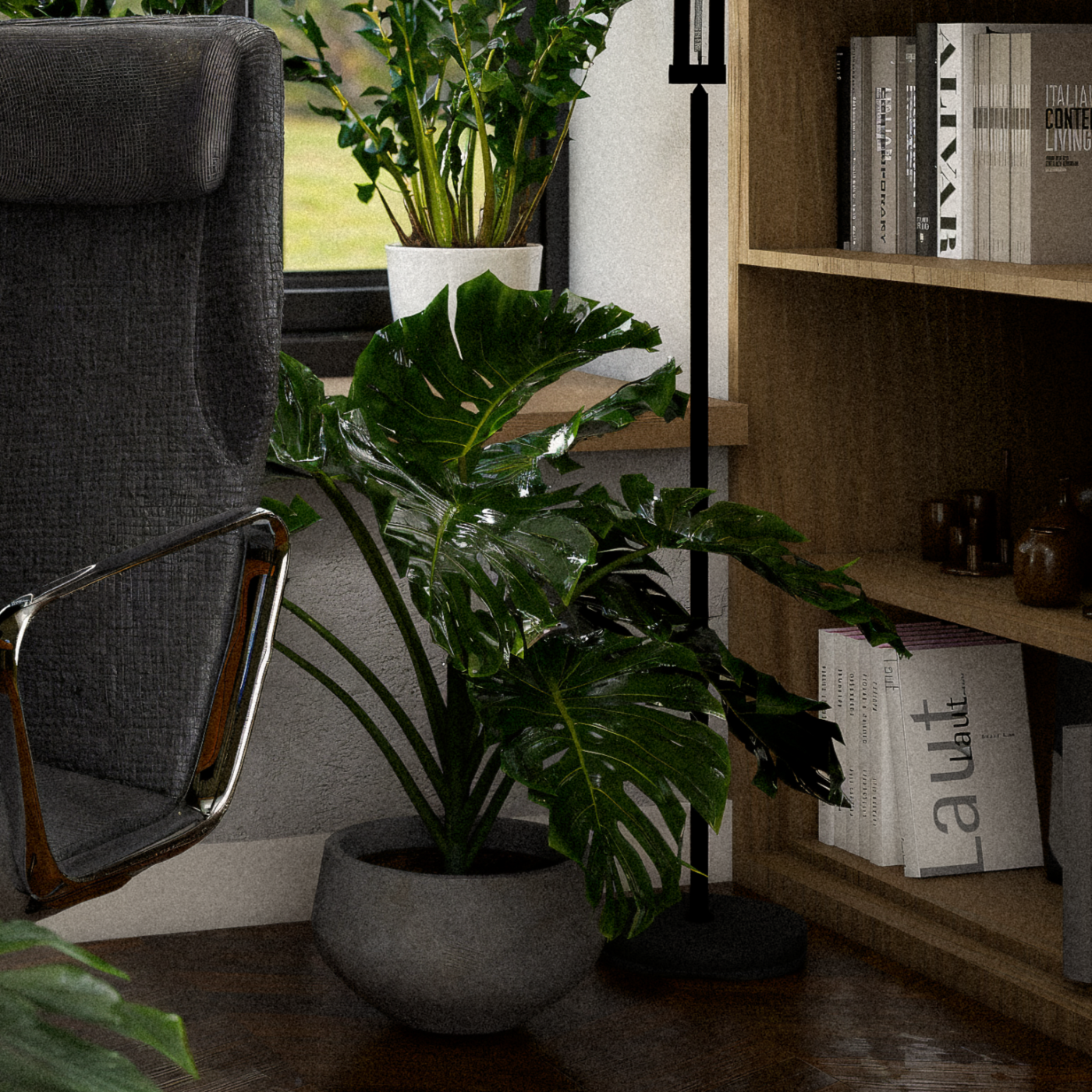 Interior render - Workspace