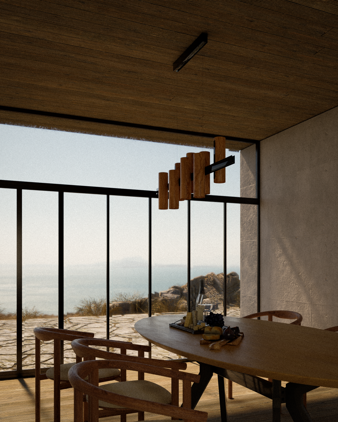 Interior render - Warm
