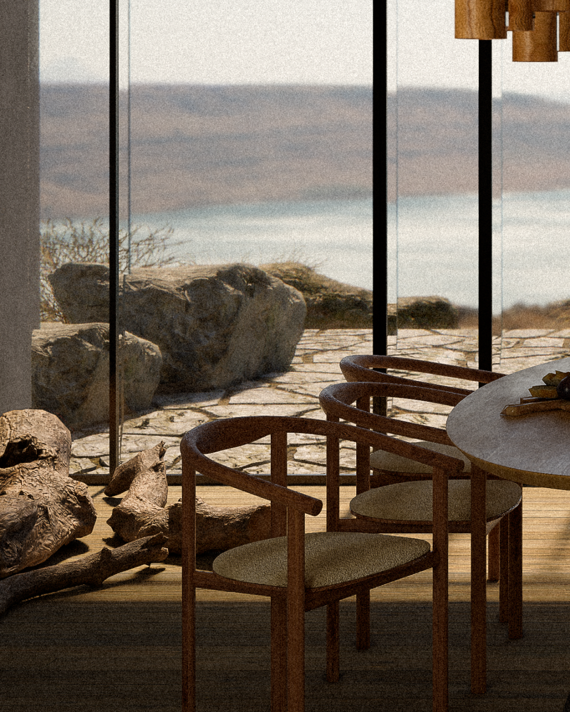 Interior render - Warm