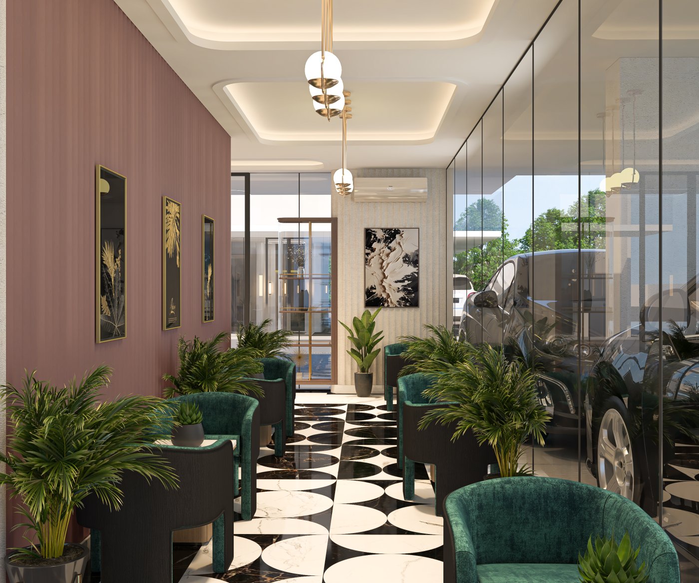 Entrance lobby design
