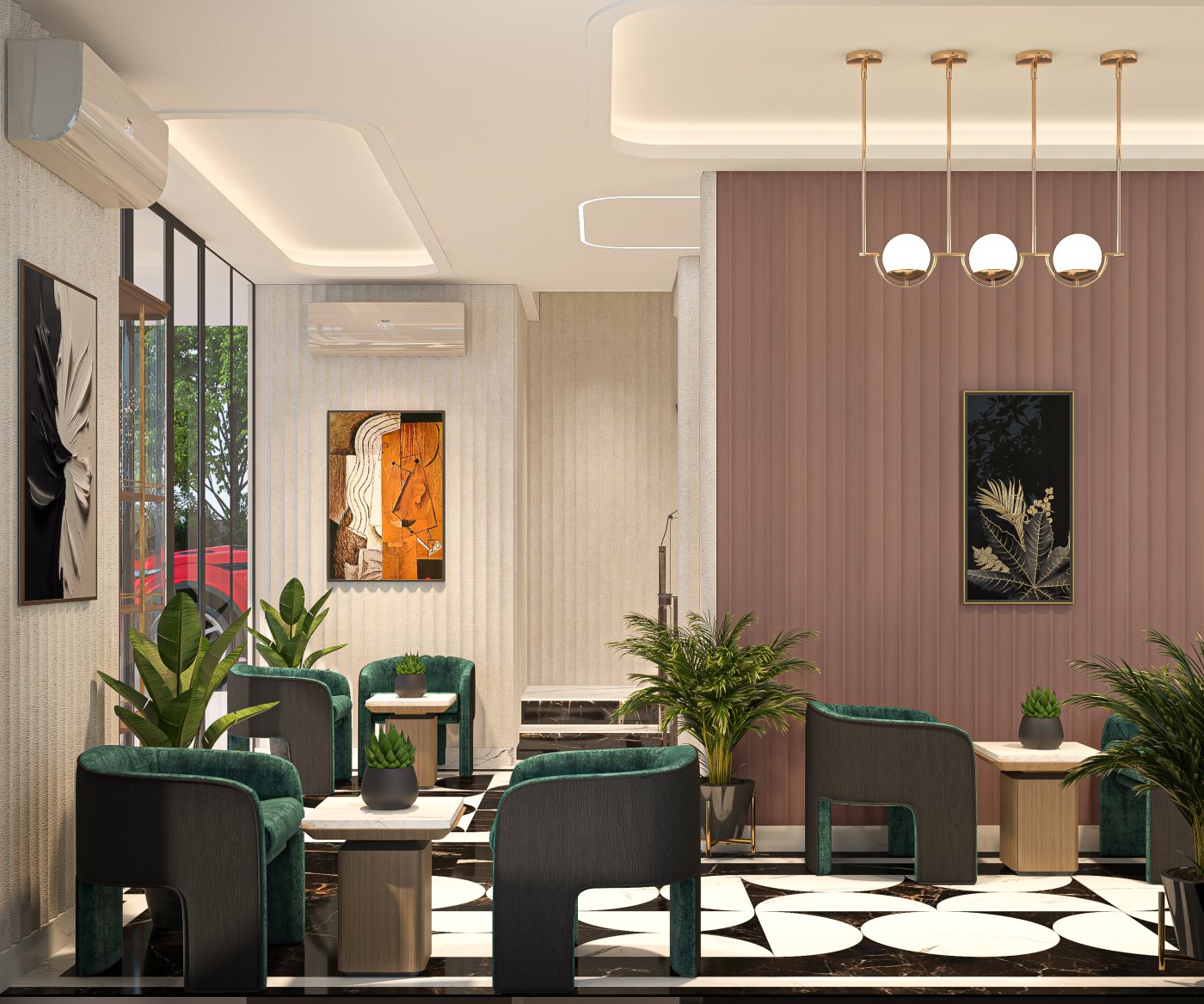 Entrance lobby design