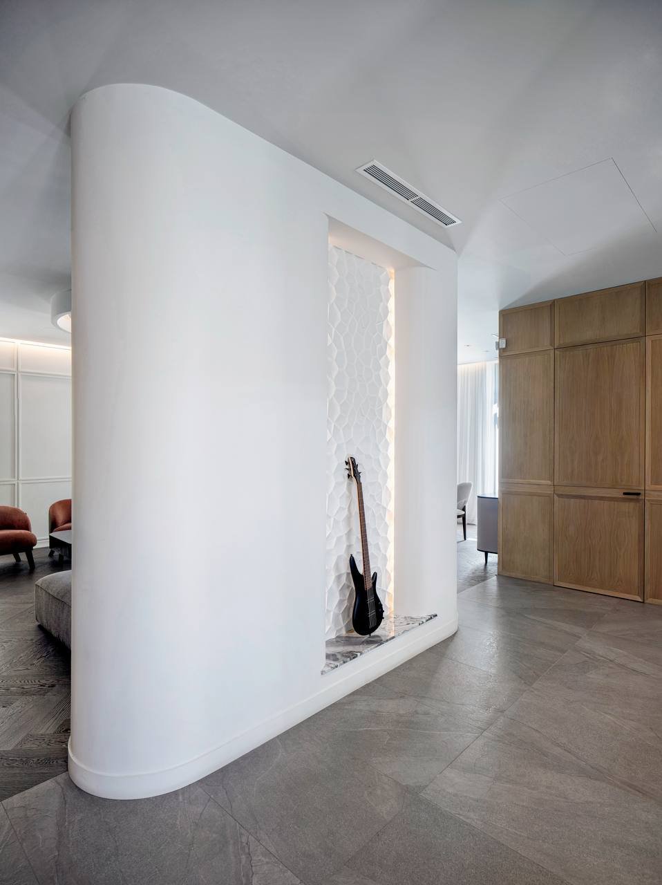 Modern interior: how 3D panels SASSY and M-13 shape the style of space