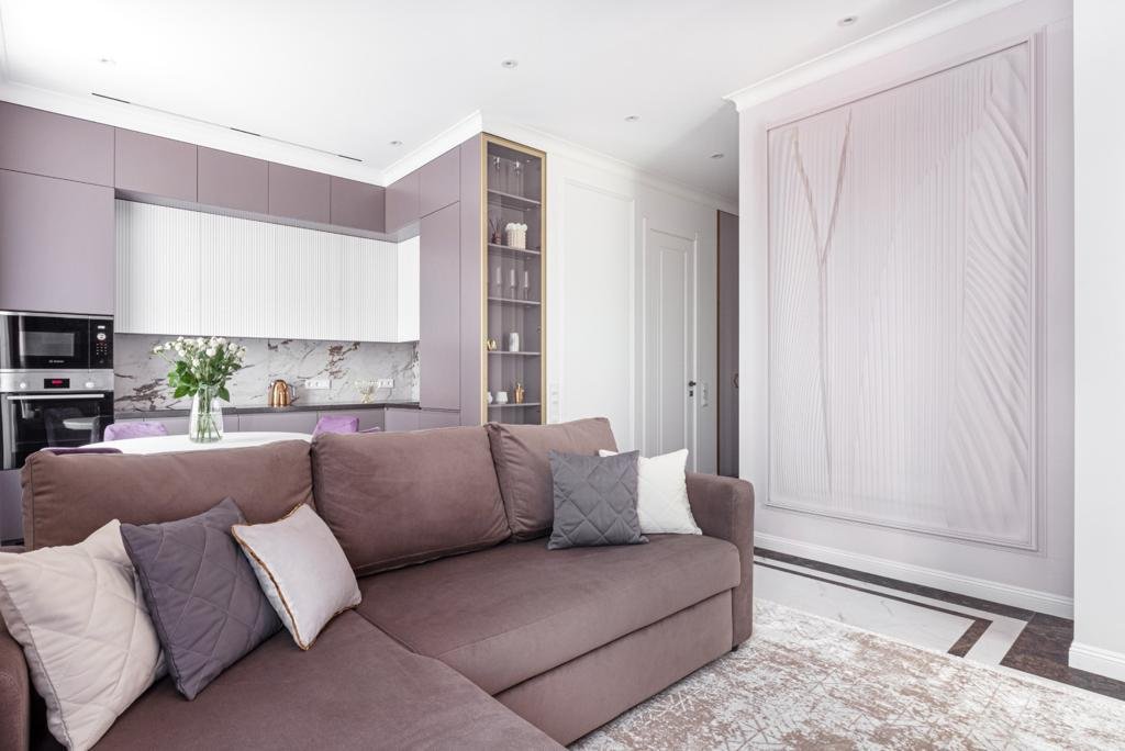 Plaster bas-relief in an exclusive project from DECO LINE: the secret of the interior's charm is in the details