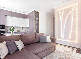 Plaster bas-relief in an exclusive project from DECO LINE: the secret of the interior's charm is in the details