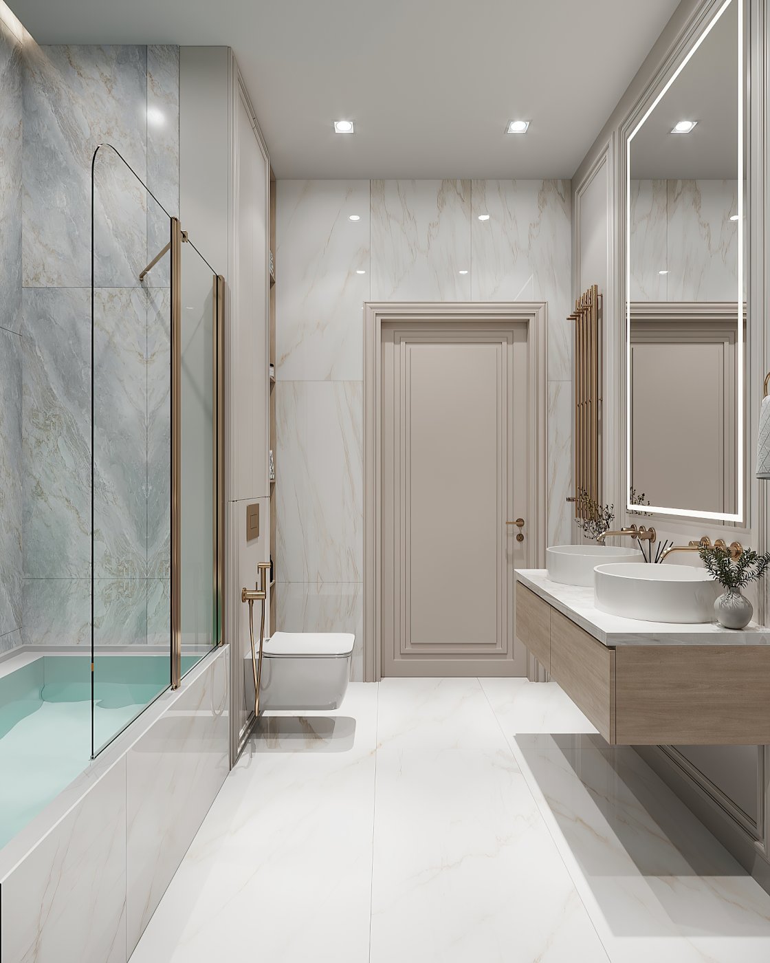 Neoclassic Bathroom