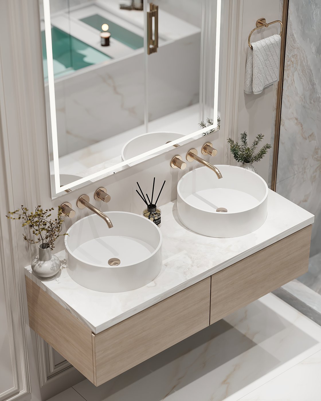 Neoclassic Bathroom