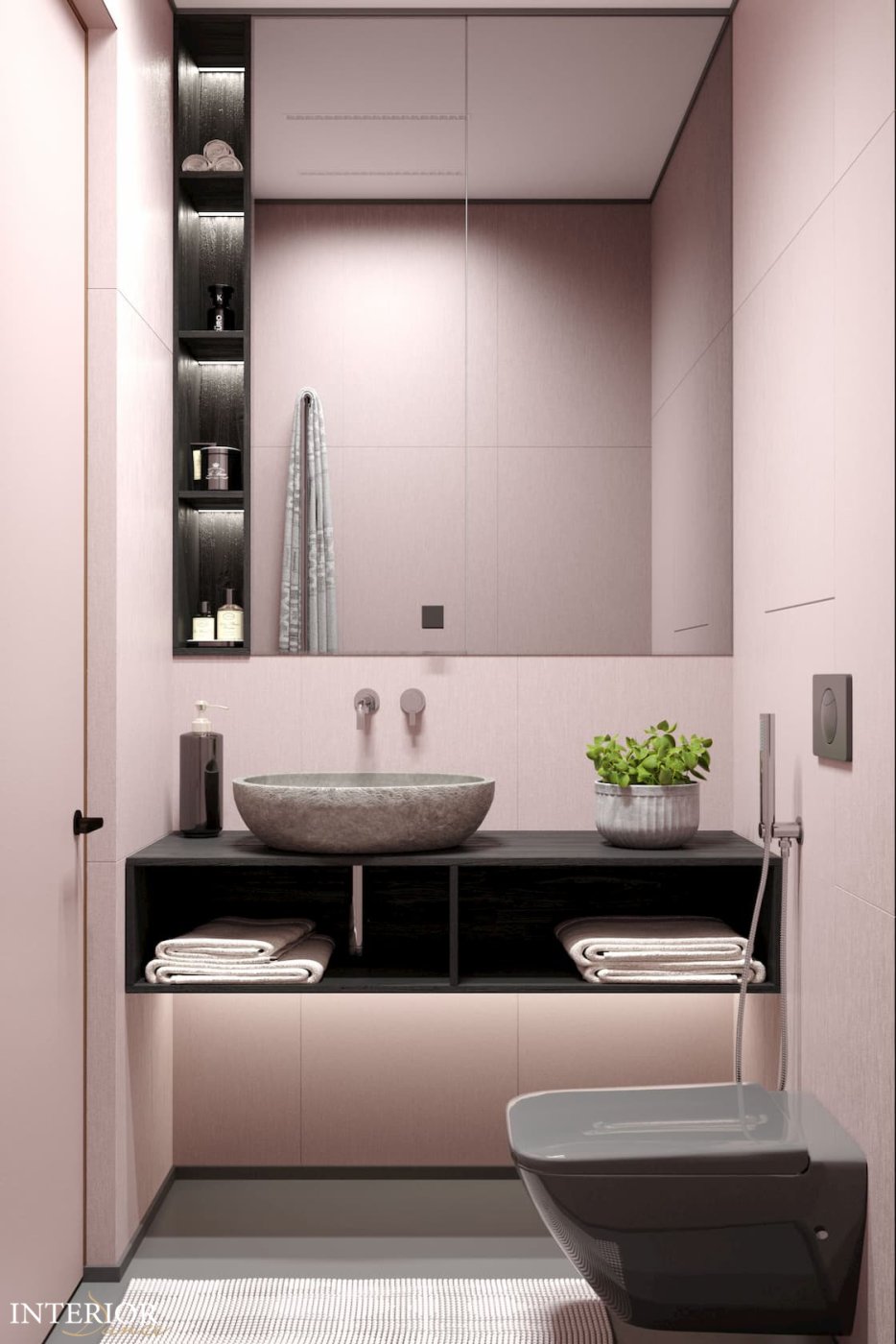 Мужской розовый