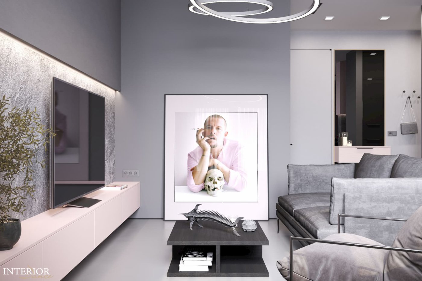 Мужской розовый