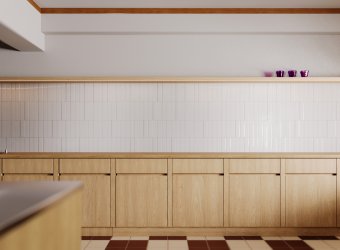 Scandi kitchen | reference 3D visualisation