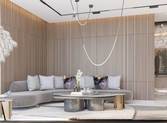 luxurious sitting area