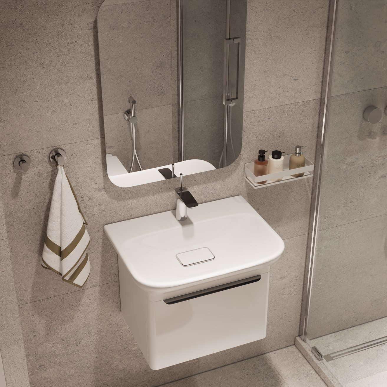 Neoclassical Bathroom