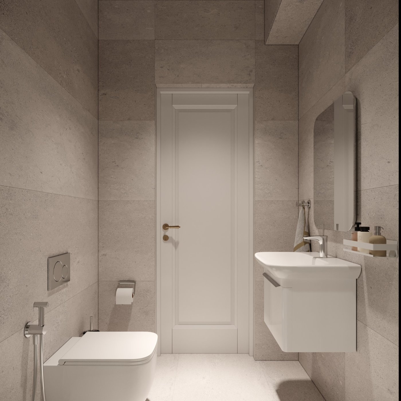 Neoclassical Bathroom