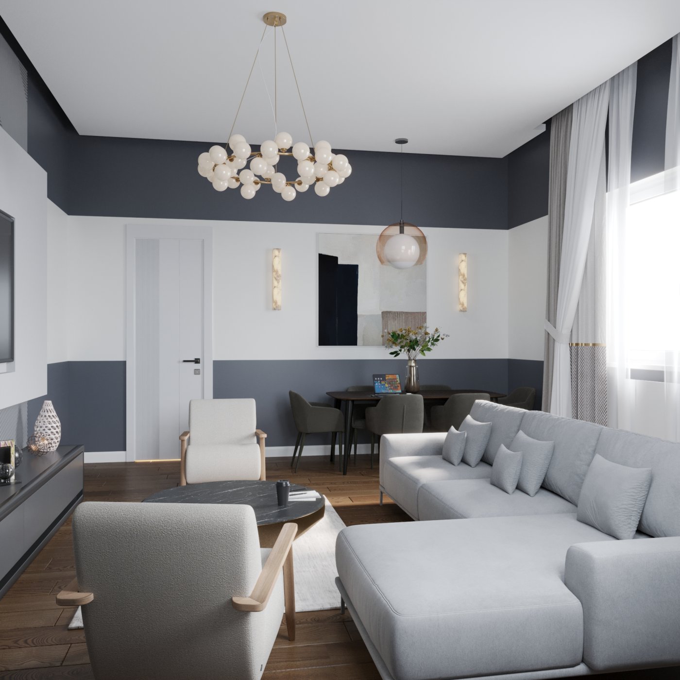 modern sitting room
