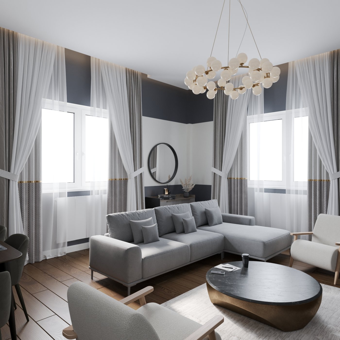 modern sitting room