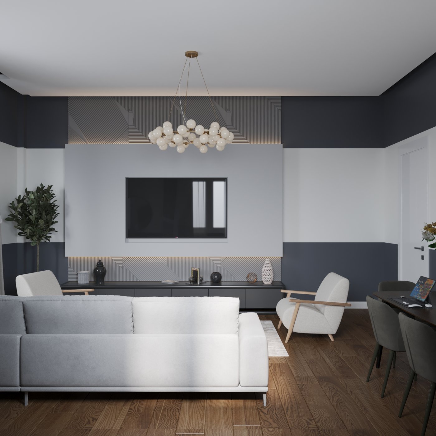modern sitting room