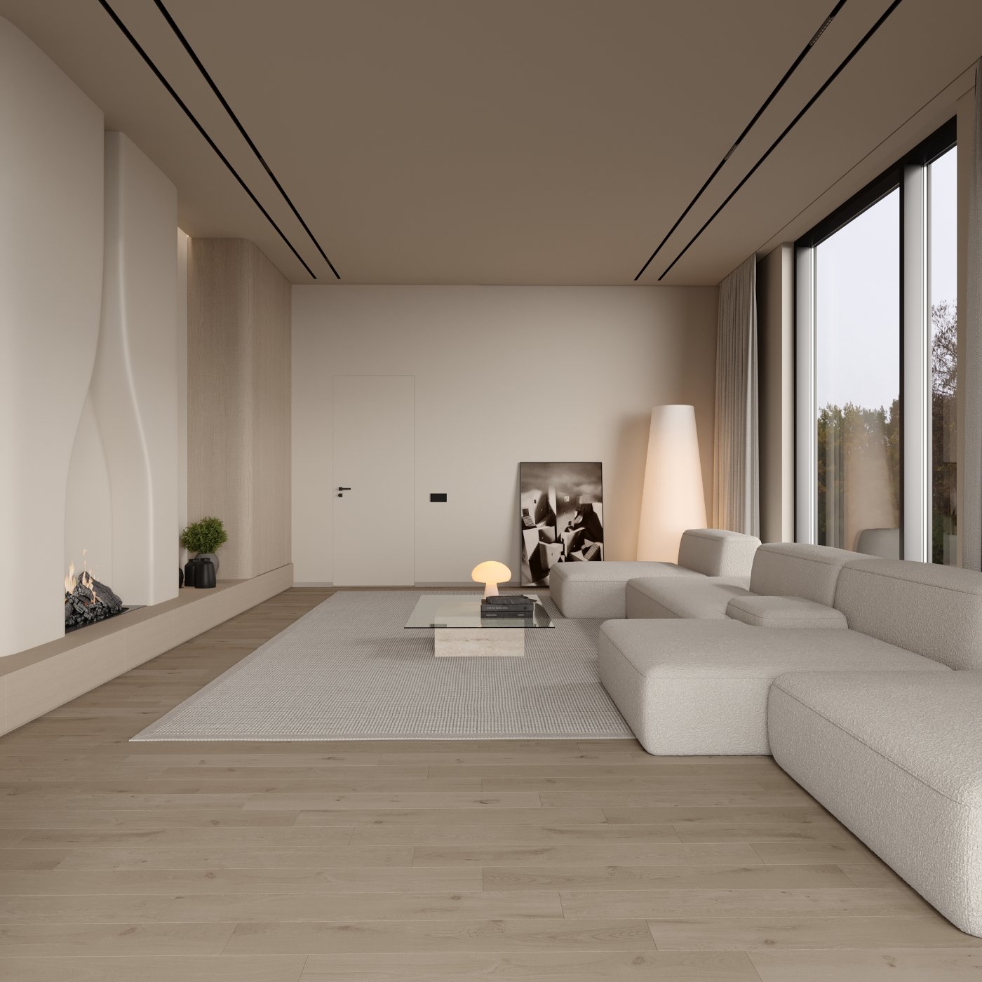 Minimalist living room