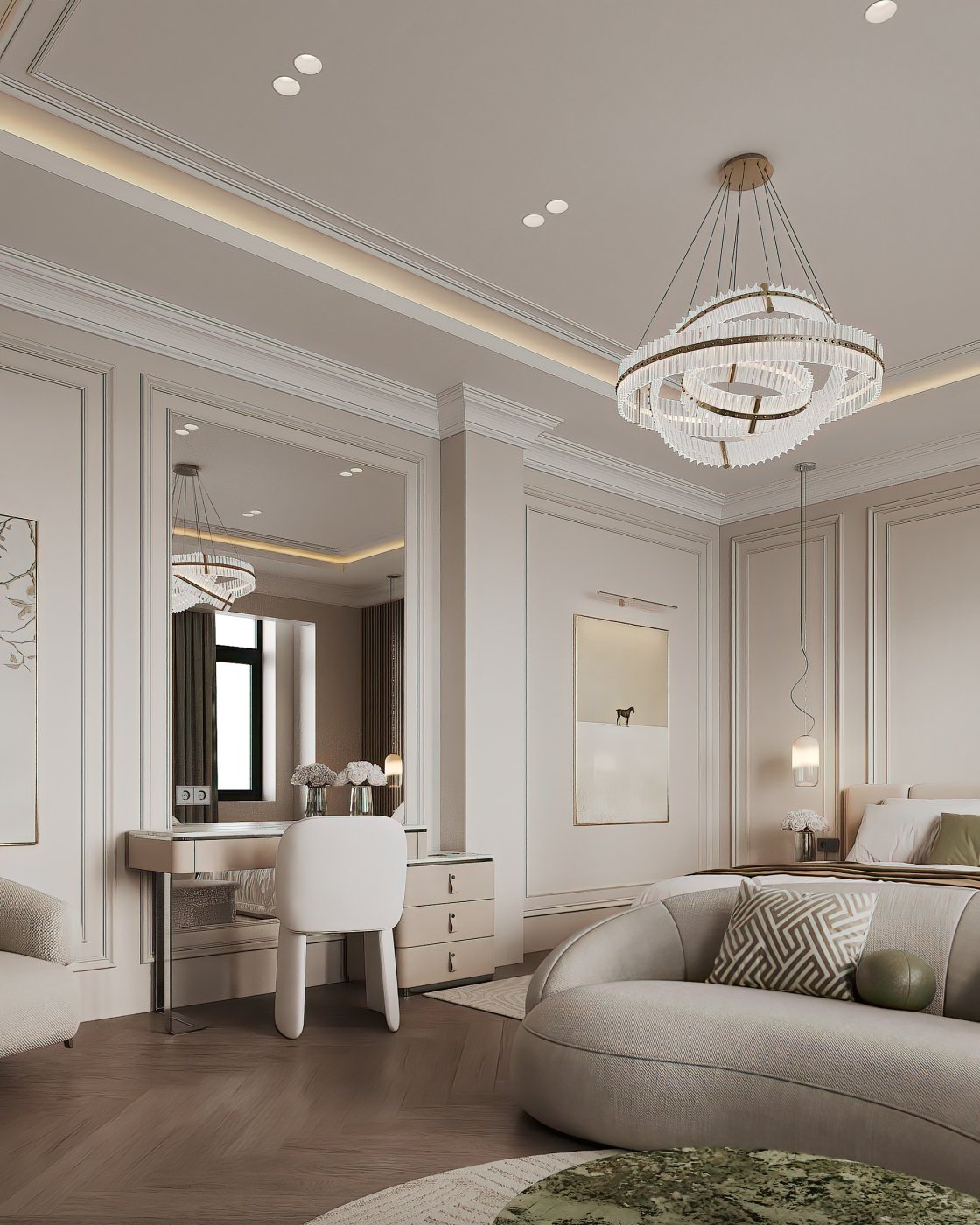 Modern Minimalist Bedroom Interior