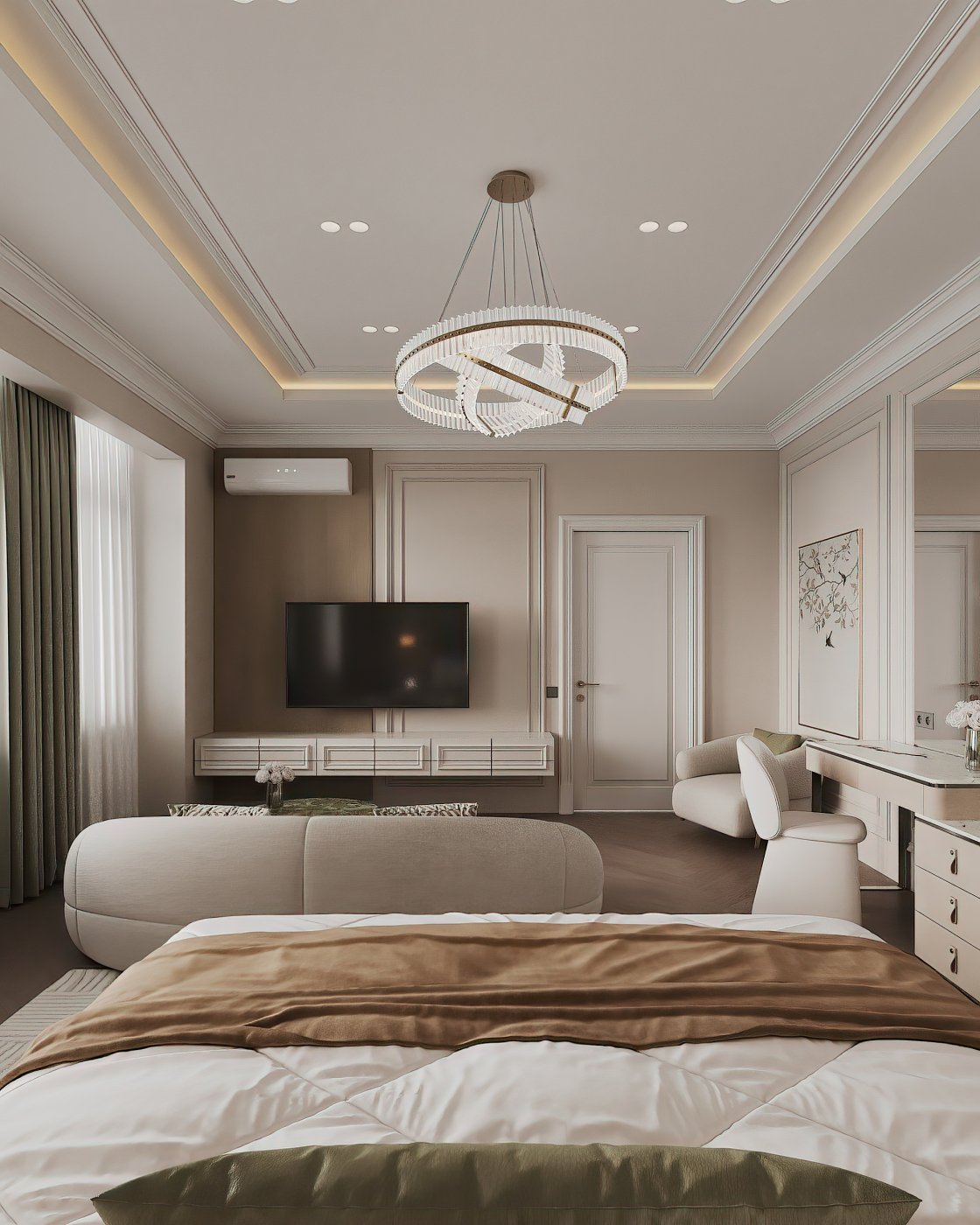 Modern Minimalist Bedroom Interior