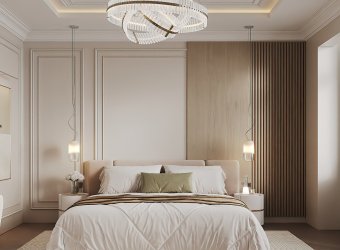 Modern Minimalist Bedroom Interior